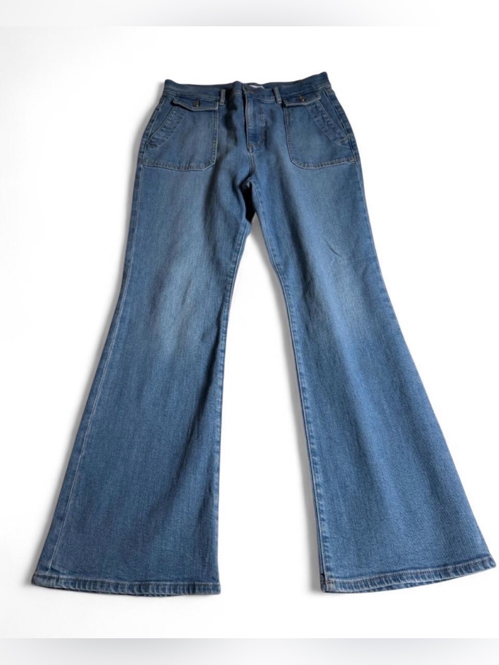 LOFT Light Blue Denim Flare Jeans